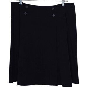 NY Collection Black Flare Skirt - Size 1X